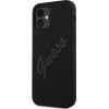 Guess GUHCP12SLSVSBK iPhone 12 mini 5.4 black/black hardcase Script Vintage - (GUE001121-0)