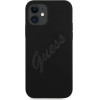 Guess GUHCP12SLSVSBK iPhone 12 mini 5.4 black/black hardcase Script Vintage - (GUE001121-0)