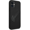 Guess GUHCP12SLSVSBK iPhone 12 mini 5.4 black/black hardcase Script Vintage - (GUE001121-0)