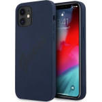 Guess GUHCP12SLSVSBL iPhone 12 mini 5.4 blue/blue hardcase Script Vintage - (GUE001130-0)