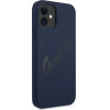 Guess GUHCP12SLSVSBL iPhone 12 mini 5.4 blue/blue hardcase Script Vintage - (GUE001130-0)