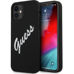 Guess GUHCP12SLSVSBW iPhone 12 mini 5.4 black and white hardcase Silicone Vintage - (GUE001112-0)