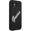 Guess GUHCP12SLSVSBW iPhone 12 mini 5.4 black and white hardcase Silicone Vintage - (GUE001112-0)