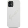 Guess GUHCP12SLSVSCR iPhone 12 mini 5.4 cream/cream hardcase Script Vintage - (GUE001124-0)