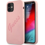 Guess GUHCP12SLSVSPI iPhone 12 mini 5.4 pink/pink hardcase Script Vintage - (GUE001127-0)