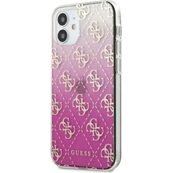 Guess GUHCP12SPCU4GGPI iPhone 12 mini 5.4 pink/pink hardcase 4G Gradient - (GUE001038-0)