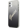 Guess GUHCP12SPCUGLSBK iPhone 12 mini 5.4 black/black hardcase Glitter Gradient Script - (GUE001087-0)
