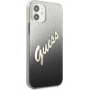 Guess GUHCP12SPCUGLSBK iPhone 12 mini 5.4 black/black hardcase Glitter Gradient Script - (GUE001087-0)