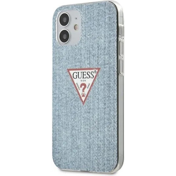 Guess GUHCP12SPCUJULLB iPhone 12 mini 5.4'' blue/light blue hardcase Jeans Collection - (GUE000847-0)