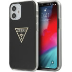 Guess GUHCP12SPCUMPTBK iPhone 12 mini 5.4 black/black hardcase Metallic Collection - (GUE000837-0)