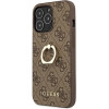 Guess GUHCP13L4GMRBR iPhone 13 Pro / 13 6.1 brown/brown hardcase 4G with ring stand - (GUE001707-0)