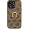 Guess GUHCP13L4GMRBR iPhone 13 Pro / 13 6.1 brown/brown hardcase 4G with ring stand - (GUE001707-0)