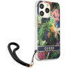 Guess GUHCP13LHFLSB iPhone 13 Pro / 13 6.1 blue/blue hardcase Flower Strap - (GUE001980-0)
