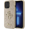 Guess GUHCP13LHG4SGD case for iPhone 13 Pro / 13 - gold Glitter Script Big 4G - (GUE003006-0)