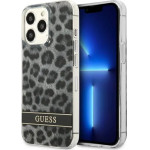 Guess GUHCP13LHSLEOK iPhone 13 Pro / 13 6.1 grey/grey hardcase Leopard - (GUE002003-0)