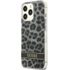 Guess GUHCP13LHSLEOK iPhone 13 Pro / 13 6.1 grey/grey hardcase Leopard - (GUE002003-0)