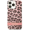 Guess GUHCP13LHSLEOP iPhone 13 Pro / 13 6.1 pink/pink hardcase Leopard - (GUE002006-0)