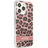 Guess GUHCP13LHSLEOP iPhone 13 Pro / 13 6.1 pink/pink hardcase Leopard - (GUE002006-0)