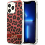 Guess GUHCP13LHSLEOR iPhone 13 Pro / 13 6.1 red/red hardcase Leopard - (GUE002002-0)