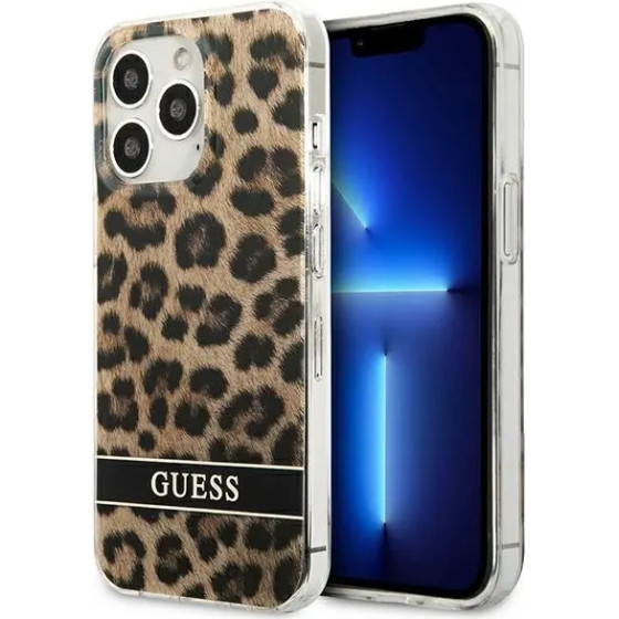 Guess GUHCP13LHSLEOW iPhone 13 Pro / 13 6.1 brown/brown hardcase Leopard - (GUE002000-0)