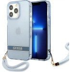 Guess GUHCP13LHTSGSB iPhone 13 Pro / 13 6,1 blue / blue hardcase Translucent Stap - (GUE001996-0)