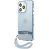 Guess GUHCP13LHTSGSB iPhone 13 Pro / 13 6,1 blue / blue hardcase Translucent Stap - (GUE001996-0)
