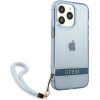 Guess GUHCP13LHTSGSB iPhone 13 Pro / 13 6,1 blue / blue hardcase Translucent Stap - (GUE001996-0)