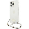 Guess GUHCP13LKPSWH iPhone 13 Pro / 13 6.1 Transparent Hardcase White Pearl - (GUE001787-0)
