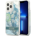 Guess GUHCP13LLFLSN iPhone 13 Pro / 13 6.1 green/green hardcase Flower Liquid Glitter - (GUE001954-0)