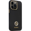 Guess GUHCP13LM4DGPK case for iPhone 13 Pro / 13 - black Silicone Logo Strass 4G - (GUE003041-0)