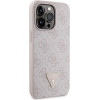 Guess GUHCP13LP4TDSCPP case for iPhone 13 Pro / 13 - pink Crossbody 4G Metal Logo - (GUE002995-0)