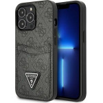 Guess GUHCP13LP4TPK iPhone 13 Pro / 13 6.1 black/black hardcase 4G Triangle Logo Cardslot - (GUE002462-0)