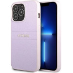 Guess GUHCP13LPSASBPU iPhone 13 Pro / 13 6.1 purple/purple Saffiano Hot Stamp & Metal Logo - (GUE001917-0)