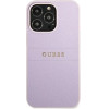 Guess GUHCP13LPSASBPU iPhone 13 Pro / 13 6.1 purple/purple Saffiano Hot Stamp & Metal Logo - (GUE001917-0)