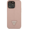 Guess GUHCP13LPSATLP iPhone 13 Pro / 13 6.1 pink/pink hardcase SaffianoTriangle Logo - (GUE001911-0)