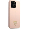 Guess GUHCP13LSLTGP iPhone 13 Pro / 13 6.1 pink/pink hardcase Silicone Triangle - (GUE001926-0)