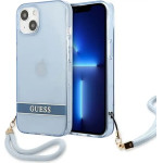 Guess GUHCP13MHTSGSB iPhone 13 6.1 blue / blue hardcase Translucent Stap - (GUE001995-0)