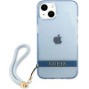 Guess GUHCP13MHTSGSB iPhone 13 6.1 blue / blue hardcase Translucent Stap - (GUE001995-0)