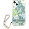 Guess GUHCP13SHFLSN iPhone 13 mini 5.4 green/green hardcase Flower Strap - (GUE001982-0)