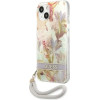 Guess GUHCP13SHFLSU iPhone 13 mini 5.4 purple/purple hardcase Flower Strap - (GUE001990-0)