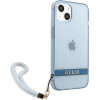 Guess GUHCP13SHTSGSB iPhone 13 mini 5,4 blue / blue hardcase Translucent Stap - (GUE001994-0)