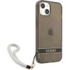Guess GUHCP13SHTSGSK iPhone 13 mini 5.4 black/black hardcase Translucent Stap - (GUE001956-0)