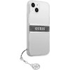 Guess GUHCP13SKB4GGR iPhone 13 mini 5.4 Transparent hardcase 4G Gray Strap Charm - (GUE001617-0)