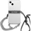 Guess GUHCP13SKC4GBSI iPhone 13 mini 5.4 Transparent hardcase 4G Gray Strap Silver Chain - (GUE001683-0)