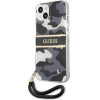 Guess GUHCP13SKCABBK iPhone 13 mini 5.4 black/black hardcase Camo Strap Collection - (GUE001601-0)