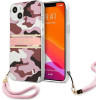 Guess GUHCP13SKCABPI iPhone 13 mini 5.4 pink/pink hardcase Camo Strap Collection - (GUE001605-0)