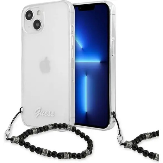 Guess GUHCP13SKPSBK iPhone 13 mini 5.4 Transparent hardcase Black Pearl - (GUE001781-0)