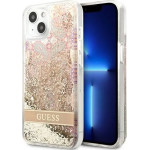 Guess GUHCP13SLFLSD iPhone 13 mini 5.4 gold/gold hardcase Paisley Liquid Glitter - (GUE001940-0)