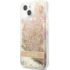 Guess GUHCP13SLFLSD iPhone 13 mini 5.4 gold/gold hardcase Paisley Liquid Glitter - (GUE001940-0)