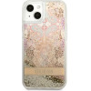 Guess GUHCP13SLFLSD iPhone 13 mini 5.4 gold/gold hardcase Paisley Liquid Glitter - (GUE001940-0)